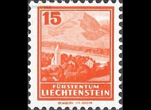 Liechtenstein Mi.Nr. 129 Freim. Bendern am Rhein (15)