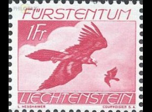 Liechtenstein Mi.Nr. 178 Flp.Ausg. Bartgeier (1 Fr.)