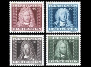 Liechtenstein Mi.Nr. 198-201 Fürsten (4 Werte)