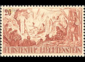 Liechtenstein Mi.Nr. 202 Gebietsteilg., St. Lucius, Apostel Liechtensteins (20)