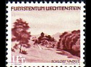 Liechtenstein Mi.Nr. 235 Freim. Gemeinden und Landschaften, Burg Vaduz (1 Fr)