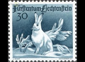 Liechtenstein Mi.Nr. 250 Jagd, Schneehase (30)