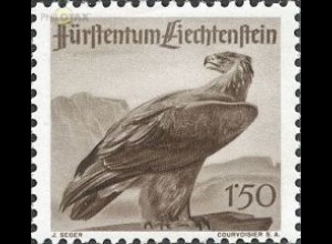 Liechtenstein Mi.Nr. 255 Jagd, Steinadler (150)