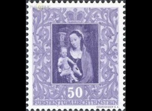 Liechtenstein Mi.Nr. 272 Gemälde Maria mit Kind von Memling (50)