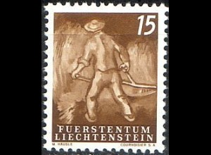 Liechtenstein Mi.Nr. 291 Freim. Mäher (15)
