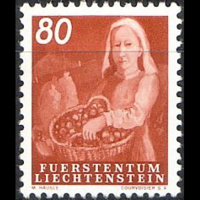 Liechtenstein Mi.Nr. 298 Freim. Mädchen mit Kartoffeln (80)