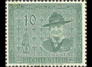 Liechtenstein Mi.Nr. 315 Int. Pfadfinderkonferenz, Lord Baden-Powell (10)