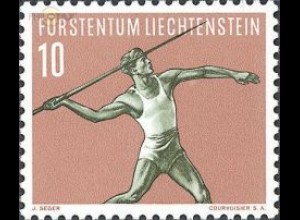 Liechtenstein Mi.Nr. 342 Sport, Speerwerfen (10)