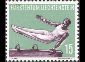 Liechtenstein Mi.Nr. 354 Sport, Turnen Seitpferd (15)
