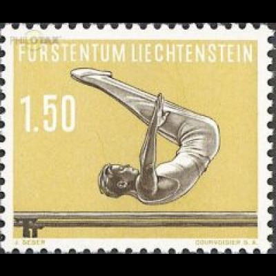 Liechtenstein Mi.Nr. 356 Sport, Turnen Barren (1,50)