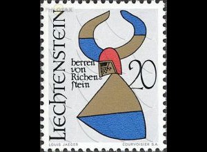Liechtenstein Mi.Nr. 465 Wappen, Herren von Richenstein (20)