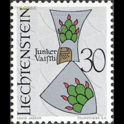 Liechtenstein Mi.Nr. 466 Wappen, Junker Vaistei (30)
