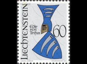 Liechtenstein Mi.Nr. 467 Wappen, Edle von Trisun (60)