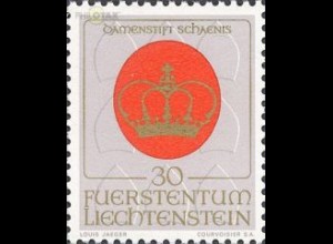 Liechtenstein Mi.Nr. 534 Patronatsherren, Krone, Wappen Damenstift Schaenis (30)