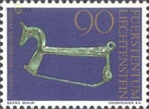 Liechtenstein Mi.Nr. 648 75 Jahre Historischer Verein, Römische Fibel (90)