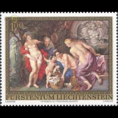 Liechtenstein Mi.Nr. 657 Gemälde Die Töchter des Kekrops von Rubens (1,00)