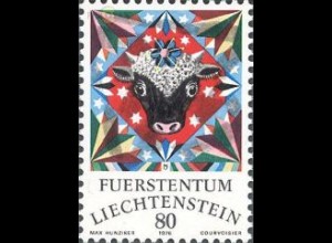 Liechtenstein Mi.Nr. 660 Tierkreiszeichen, Stier (80)