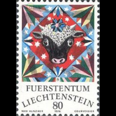 Liechtenstein Mi.Nr. 660 Tierkreiszeichen, Stier (80)
