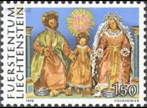 Liechtenstein Mi.Nr. 665 Weihnachten 76, Hl. Familie (1,50)