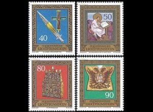 Liechtenstein Mi.Nr. 673-76 Reichskleinodien aus Wiener Hofburg (III) (4 Werte)