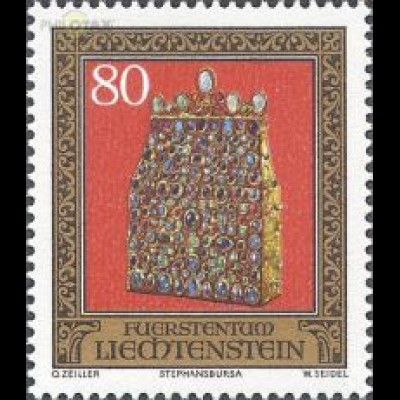 Liechtenstein Mi.Nr. 675 Reichskleinodien, Stephandsbursa (80)