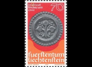 Liechtenstein Mi.Nr. 678 Münzen, Silberner Brakteat aus Lindau (70)