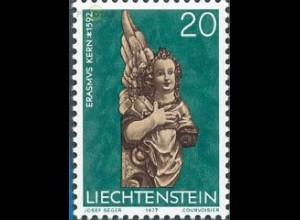 Liechtenstein Mi.Nr. 688 Weihnachten 77, Skulpturen, Engelbüste (20)
