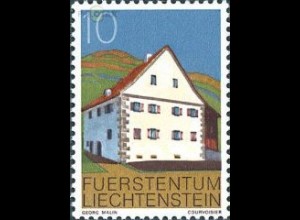 Liechtenstein Mi.Nr. 694 Freim. Bauten, Meierhof Triesen (10)