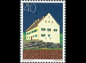 Liechtenstein Mi.Nr. 697 Freim. Bauten, Klosterbau Bendern (40)