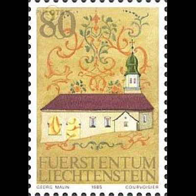 Liechtenstein Mi.Nr. 879 Papstbesuch, Unsere Liebe Frau von Liechtenstein (80)