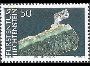 Liechtenstein Mi.Nr. 981 Mineralien (I), Zepterquarz (50)
