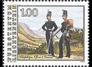Liechtenstein Mi.Nr. 1022 Fürstl. Liechtenstein. Militärkontingent 1866 (1,00)