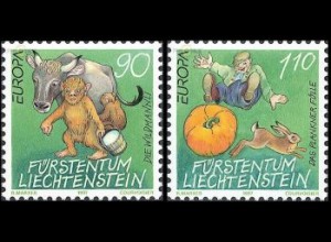 Liechtenstein Mi.Nr. 1145-46 Europa 1997, Sagen + Legenden (2 Werte)
