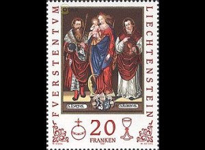 Liechtenstein Mi.Nr. 1151 Landespatrone, Hl. Lucius, Florinus, Maria (20 (Fr))