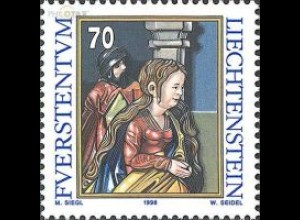 Liechtenstein Mi.Nr. 1183 Weihnachten, Hochrelief, Hl. Maria (70)