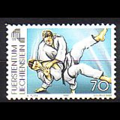 Liechtenstein Mi.Nr. 1203 Sportspiele der Kleinstaaten Judo (70)