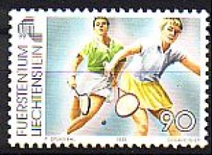Liechtenstein Mi.Nr. 1211 Sportspiele der Kleinstaaten Squash (90)