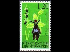 Liechtenstein Mi.Nr. 1302 Orchideen Fliegen-Ragwurz (1,20)