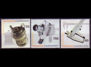 Liechtenstein Mi.Nr. 1431-33 Technische Innovationen (3 Werte)
