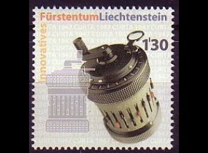 Liechtenstein Mi.Nr. 1431 Technische Innovationen, Curta Rechenmaschine (1,30)