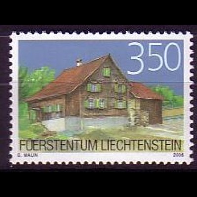 Liechtenstein Mi.Nr. 1435 Ortsbildschutz, Haus Bühl Gamprin (3,50)