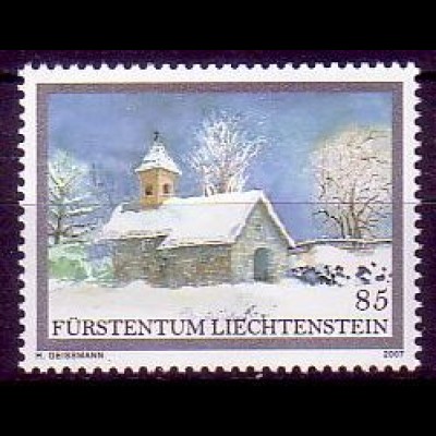 Liechtenstein Mi.Nr. 1461 Weihnachten, Kapelle St. Maria Gamprin-Oberbühl (85)