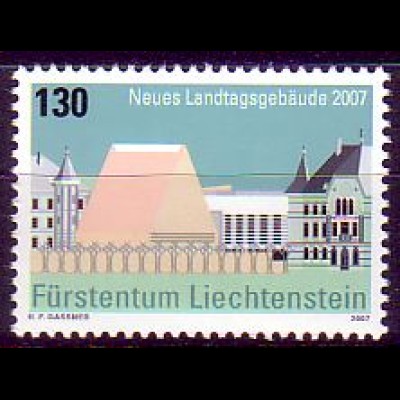Liechtenstein Mi.Nr. 1469 Zeitgen. Architektur Neues Landtagsgebäude Vaduz (130)