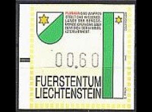 Liechtenstein Mi.Nr. 2 ATM Gemeindewappen Planken (0,60)