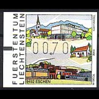 Liechtenstein Mi.Nr. 18 ATM Post im Dorf Eschen (0,70)