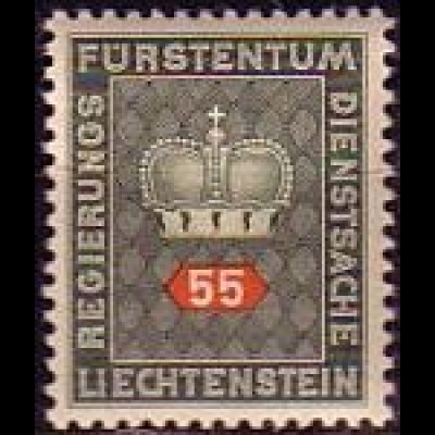Liechtenstein Mi.Nr. Dienstm.40 Fürstenkrone (55)