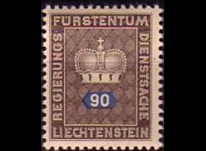 Liechtenstein Mi.Nr. Dienstm.43 Fürstenkrone (90)