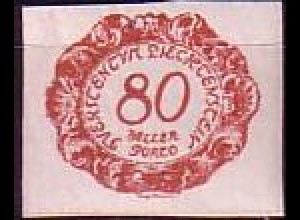 Liechtenstein Mi.Nr. Portom.9U Ziffernzeichnung geschnitten (80)