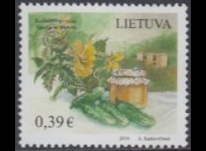Litauen MiNr. 1221 Kulinarisches Erbe, Gurken mit Honig (0,39)