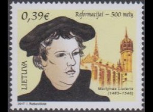 Litauen MiNr. 1234 Reformation, Martin Luther (0,39)